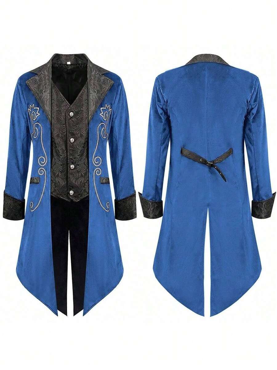 Men Cosplay Clothing - 2403023 Party Dress Blue - View 1