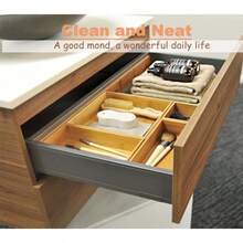 Bamboo Organizer Storage Boxes For Tabletop Bathroom Dresser Organizer Small Boxes Bamboo 4"*4" - Bamboo - View 5