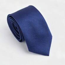 1pc Long Tie Solid Color Fine Pattern Business Hand Tie Long Tie Men's Tie,Men's Fashionable And Simple High-Density Solid Color Tie, With A Soft And Skin Friendly Texture, Suitable For Daily Work And Wedding Party Attire - Multicolor - View 10