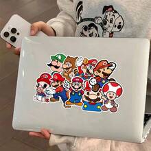 asmodee 50 miếng dán chống thấm nước hình Super Mario dùng cho hành lý, văn phòng phẩm và sổ tay. - Nhiều màu - Xem 3