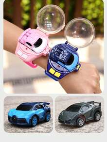 Mini Remote Control Alloy Race Car Toy For Kids 3-12 Years Old, Wireless Indoor/Outdoor Multi-Player Interactive RC Car Toy, Children's Birthday Gift, Remote Control Requires 1 AAA Battery (Not Included) - Multicolor - View 10
