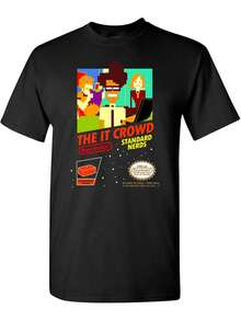 Absurd Ink The IT Crowd NES - Camiseta - Negro - Ver 8