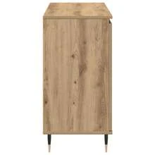 vidaXL Sideboard Artisan-Eiche 101,5 x 35 x 70 cm Holzwerkstoff - Braun - Übersicht 7