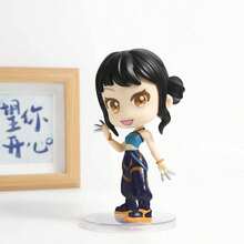 Miniso 名创优品 K-Pop 恶魔猎人 Rumi、Zoey、Mira 乙烯基人偶，可爱偶像女团吃面雕像收藏桌面摆件礼物，生日、圣诞节、开学季送给家人和朋友的完美礼物，办公桌办公用品办公配件 - 多色 - 查看 9