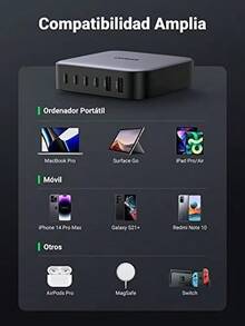 Ugreen Nexode 通用黑色、灰色交流電快速充電室內機 - 查看 2