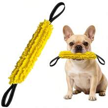 Juguete de tira y afloja para perros con doble asa - Juguete masticable suave, no dañará los dientes para masticar y tirar, adecuado para perros medianos y pequeños - Herramienta de entrenamiento dental interactiva para interiores | Juguete masticable duradero para perros, diseño de tira y afloja, suministros para perros, juguetes para perros, cuerda para perros, regalo perfecto para tu perro querido. | Disponible en varios colores - Verde - Ver 6