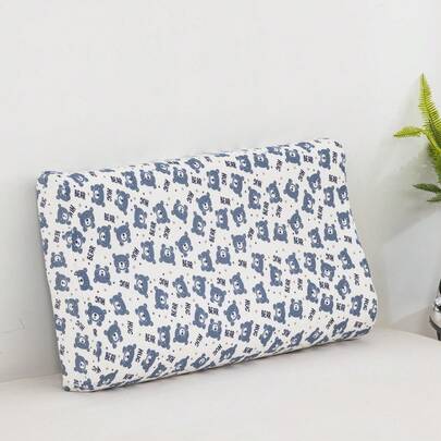 Household Cartoon Printed Pillow, Skin-Friendly Latex Inner Pillow Core