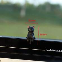 Cute Cat Computer Monitor/Car Dashboard Decor, Screen Frame Decoration, Office Desk Ornament, Room Decor, Gift For Friends (With Adhesive Sticker) - Multicolor - View 24