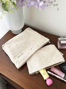 MEYOU FAIRY AGG, Star, Small And Fresh Size Makeup Bag For Women, Inner Bag, Portable Travel Wash Bag, Handbag, Versatile Skincare Storage Bag, Student Pencil Case, Women's Sanitary Napkin Storage Bag, Gift For Mom And Girlfriend - Multicolor - View 4