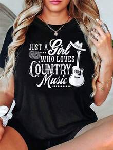 Women T-Shirts - Black - View 6