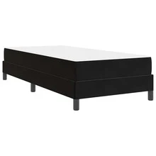 vidaXL Boxspringbett Mit Matratze Schwarz 90 X 190 Cm Stoff - 黑色 - 查看 9