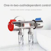 Van góc chống nổ dày dặn, van khóa nước nóng lạnh, thích hợp cho vòi tủ bếp, phòng tắm. - Nhiều màu - Xem 11