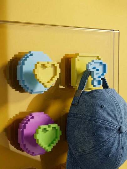 Dopamine Color Suction Cup Hooks: Creative And Cute, Elegant And Stylish, Strong Suction Cup Design That Can Be Removed Without Drilling, High Load-Bearing Capacity, Versatile Usage, An Ideal Choice For Fashionable Home Decor. Provides Multiple Color Options Including Dopamine Cream Red, Dopamine Blue, Dopamine Warm Orange Green, Dopamine Misty Purple Blue, Suitable For Use In The Kitchen, Bedroom, Living Room And Bathroom, An Essential Item For Creating Personalized Home Decor And Storage Spaces.