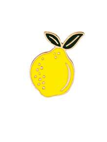 1/5pcs Cartoon Fruit Brooch, Exquisite Alloy Material Anti-Slip Clothing/Bag Decor, Versatile Fresh Small Accessory Gift For Friends - Multicolor - View 10