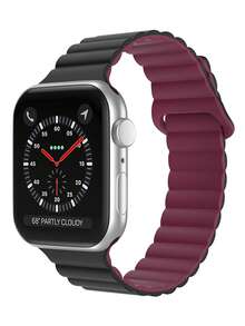 Black/Wine Red