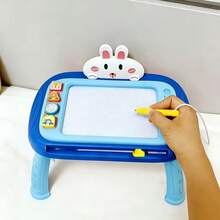 Pizarra magnética, juguetes para niñas de 1-2 años, tableta de dibujo, juguetes educativos, adecuado para bebés y niños de 1 a 3 años, regalo de cumpleaños (rosa claro) - Pizarra grande - Ver 7