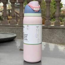 O-Wala 32oz 不鏽鋼真空保溫運動水壺，戶外探險的完美伴侶 - 彩色 - 查看 11