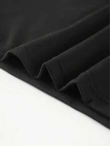 Ten cuidado, no estoy  de quién soy hoy. Camiseta para mujer, casual, de manga corta, 1 pieza, 100% algodón grueso - Cuello redondo cómodo, camisetas suaves y adorables. - Negro - Ver 5