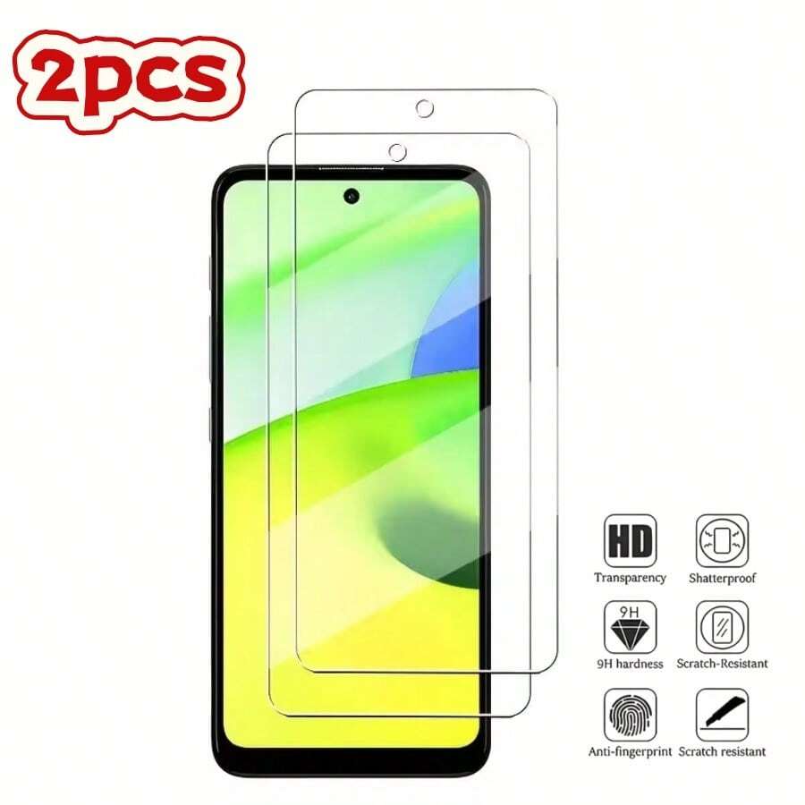 Bộ 2 miếng dán màn hình độ phân giải cao, chống trầy xước, chống vỡ, trong suốt, cạnh bo tròn, phủ toàn màn hình, dễ lắp đặt, độ nét cao, không bọt khí, chống trầy xước, chống nứt, miếng dán màn hình kính cường lực siêu trong, quà tặng cho sinh nhật/Lễ Phục Sinh/Ngày Tổng thống/Giáng Sinh/Gia đình/Bạn bè/Bạn trai/Bạn gái - 2 chiếc - Xem 1