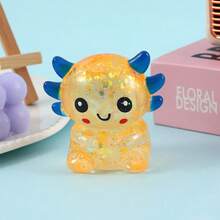 1 món đồ chơi bóp mềm hình kỳ nhông ngồi lấp lánh đường mạch nha, đồ chơi bóp mềm TPR giảm căng thẳng, đàn hồi chậm. - Nhiều màu - Xem 8