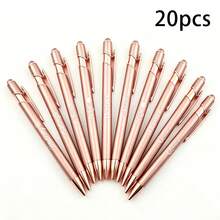 10/20pcs Personalized Soft Touch Pens Bulk - Custom Name/Logo Engraved For Graduation Favors, Faculty Gifts, Company Meetings, Conference Swag & Alumni Events - Multicolor - View 14