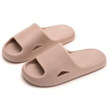 1 Pair Unisex Memory Foam Soft Slippers: Cool Indoor/Outdoor Summer Slide Sandals, Suitable For Couples, Breathable Bathroom Shoes, Perfect Birthday/Holiday/Couple Gift (Comfortable, Breathable, Fashionable) - Women's Slippers - View 6