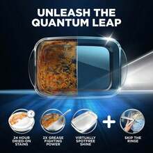 Large Capacity Finish Quantum Dishwasher Pods, No Pre-Rinse Dishwasher Detergent Tabs Soap, Advanced Clean-Remove Stubborn Stains, Effectively Remove Oil And Dirt, And Enhance Luster. Even The Dried-Up Food Residues After Being Soaked For 24 Hours Can Be Easily Removed. Multiple Users - 1 - 查看 6