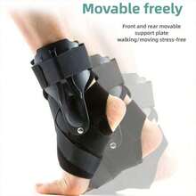 1pc New Quick Lace Up Ankle Brace Adjustable Slim Fit Ankle Support Wrap Lightweight Compression Foot Support For Sprained Ankle - Multicolor - View 5