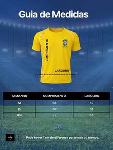 Kit Of 2 Men's Brazil World Cup Fan T-Shirts For The Brazilian National Team - Black and White - View 6