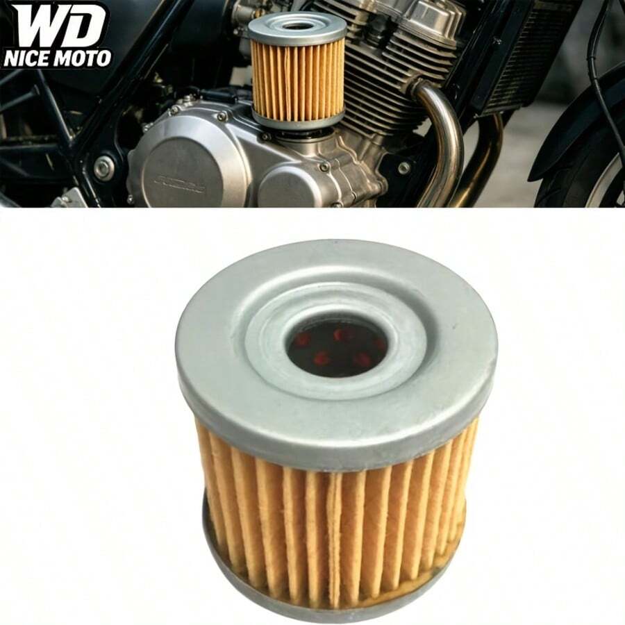 WD NICE MOTO Motorcycle Engine Oil Filter For HJ125K GN125 EN125 GS125 HJ GN EN 125 125cc Aftermarket Spare Parts Motorcycle Accessories - A - View 1