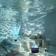 USB Powered Water Lamp Projector Light - No Battery Needed, RGB Color Changing, Desktop Design, Suitable For Home, Bedroom, Living Room And Event Lighting, Home Lighting | Color Changing Lamp | USB Powered Lamp, Water Lamp - Water ripple - View 10