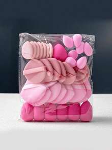 Juego de maquillaje de 35 piezas - Esponjas multiusos para base/corrector, húmedas/secas, sin látex para todo tipo de piel, contorno/ojos/ángulo interno - Multicolor - Ver 5