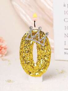 Gold Crown Number Candles, Sparkling Birthday Cake Candles, Princess & Queen Birthday Candles, Party Candle Decorations Suitable For Holidays, Gatherings, Birthday Parties, Birthday Cake Decorations - View 10