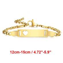 Personalización de nombre graba pulseras de fecha de nacimiento, regalo de cumpleaños personal, pulsera de acero inoxidable - Niña Niño BR-767S - Ver 6