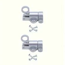 Công tắc lò xo tự động hợp kim nhôm, khóa công tắc cửa và cửa sổ bằng nhôm nguyên khối, công tắc lò xo cửa sổ bằng thép kiểu máy bay, khóa cửa sổ dạng nhấn. - Nhiều màu - Xem 13