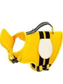 New Swimming Suit, & High Buoyancy For Small/Medium Pets, Outdoor Pool Use - Yellow - View 9