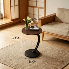 Bàn phụ sáng tạo và tối giản, bàn phụ hình chữ C hiện đại tối giản, bàn cà phê nhỏ cho phòng khách, bàn trà nhẹ, bàn sân vườn, bàn tròn kiểu retro đặt cạnh ghế sofa. Có hai kiểu dáng, khung kim loại kết hợp với mặt bàn bằng gỗ. Hoàn hảo để sử dụng làm bàn phụ bên cạnh ghế sofa, có thể để nhiều vật dụng như tách cà phê, sách và máy khuếch tán tinh dầu. Dễ lau chùi, dễ di chuyển, chắc chắn và bền. Thích hợp cho phòng khách, nhà bếp, phòng ngủ, không gian nhà ở hiện đại và căn hộ nhỏ, có thể sử dụng cả trong nhà và ngoài trời. Đồng thời, đây cũng là một món quà tuyệt vời cho dịp lễ cũng như một vật trang trí tinh tế để tô điểm cho phòng khách của bạn. - Lạc đà - Xem 9