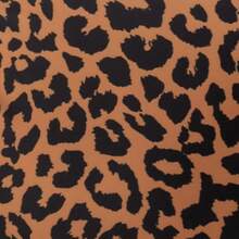 Women's Fashionable And Sexy Full-Body Leopard Print Strap Bikini One-Piece Swimsuit - Flower - View 4