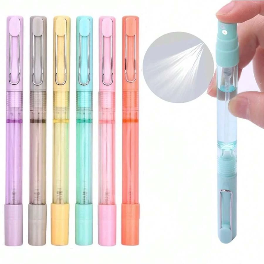 Bolígrafo de gel multifuncional - Se puede rellenar con repelente de insectos o bruma hidratante, edición limitada de verano Bolígrafo de spray hidratante para estudiantes - Multicolor - Ver 1
