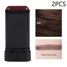 1pc Waterproof & Sweat-Resistant Temporary Hair Dye Stick With Comb, 20g Quick Cover Gray Hair For Hair And Beard, Twist Design For Easy Cleaning, Portable Pocket Size For Travel - Multicolor - View 16