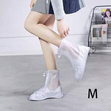2个防水鞋套，男女通用雨靴保护套，耐用防滑塑料鞋套，带防水层 - 理想的礼物之选！ - A - 查看 15