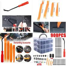 900Pcs Plastic Push Pin Rivet Screw Panel Fasteners Interior Car Body Trim Clips - A - View 12