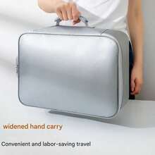 Bolsa à Prova de Chamas, Bolsa de Armazenamento de Grande Capacidade e Organizador de Arquivos Multifuncional. Bolsa de Viagem com Trava para Passaportes e Arquivos, Ideal para Trabalho de Escritório, Viagens de Negócios e Armazenamento de Viagem Diária. - Multicolorido - Visão 3
