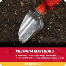 Oversized Potting Soil Scoop, Heavy Duty Durable Hand Digging Tool, Multi-Purpose Mini Gardening Shovel For Soil Digging, Transporting And Planting, Ideal For Garden, Yard & Potted Plant Maintenance - C - View 3