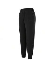 New Women's Fitness Running Training Casual Sports Pants - Black - View 1