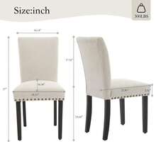 Dining Chairs - Beige - View 7