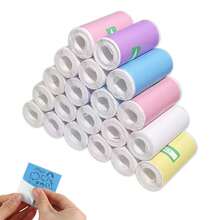 Papel fotográfico de mini impresora de IA - Pegatinas de papel térmico autoadhesivo para impresión inalámbrica, 57 mm, blanco, compatible con etiquetadoras y impresoras de recibos, ideal para organización de oficina y gestión de inventario - Ver 3