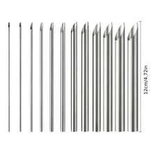 12pcs Ceramic Punching Tools, Stainless Steel Punching Tools, Clay Sculpture Modeling Tools, Pottery Punching And Carving Tools - Sets - View 2