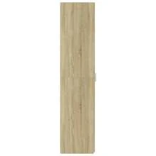 vidaXL Highboard Sonoma-Eiche 40x42,5x185 cm Holzwerkstoff - Braun - Übersicht 5