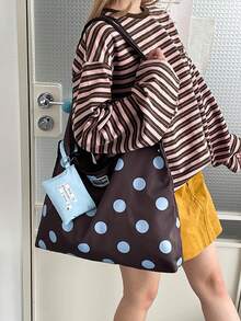 Women Shoulder Bags - Coffee - View 7